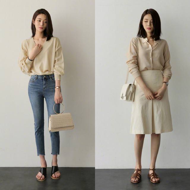 上班穿着的照片