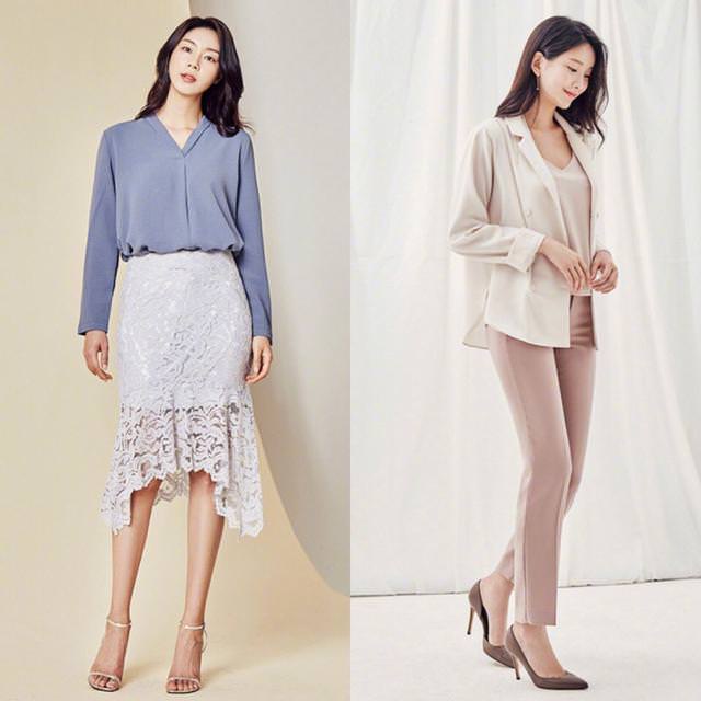 上班穿着的照片